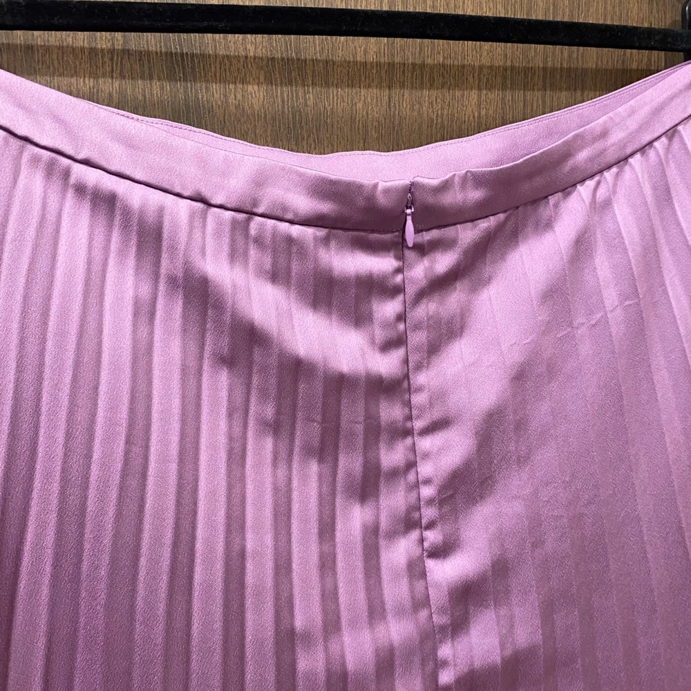 J. Crew Lilac Pleated Midi Skirt - Picture 6 of 11
